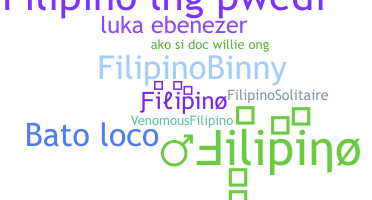 Bijnaam - Filipino