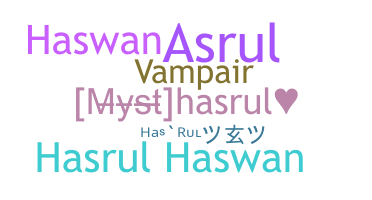 Bijnaam - Hasrul