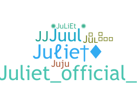 Bijnaam - Juliet