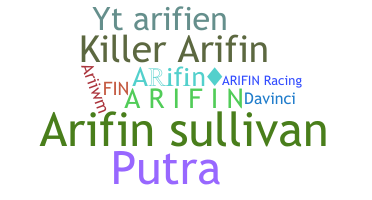 Bijnaam - Arifin