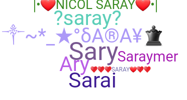 Bijnaam - Saray