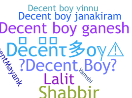 Bijnaam - decentboy