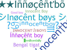 Bijnaam - innocentboy