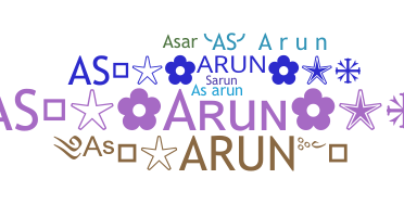 Bijnaam - AsArun