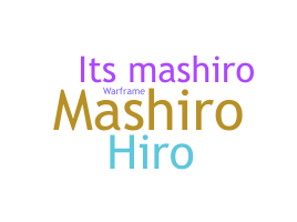 Bijnaam - mashiro