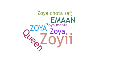 Bijnaam - Zoyaa