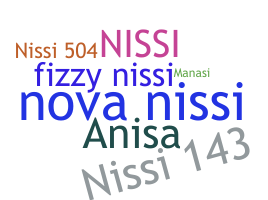 Bijnaam - Nissi