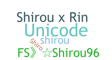 Bijnaam - Shirou
