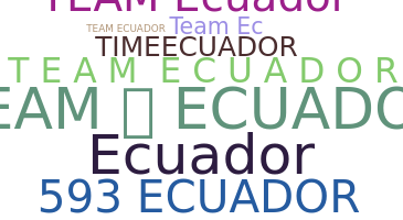 Bijnaam - TeamEcuador