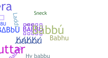 Bijnaam - Babbu
