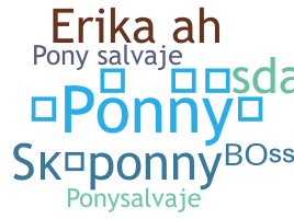 Bijnaam - Ponny
