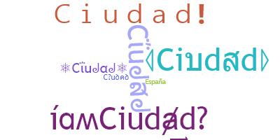 Bijnaam - Ciudad