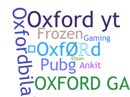 Bijnaam - Oxford