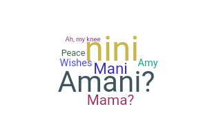 Bijnaam - Amani