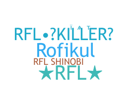 Bijnaam - RFL