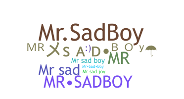 Bijnaam - MrSadBoy