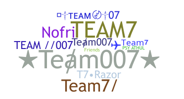 Bijnaam - Team7