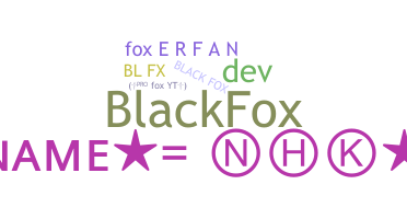 Bijnaam - blackfox
