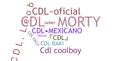 Bijnaam - CDL