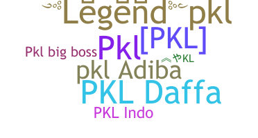 Bijnaam - PKL