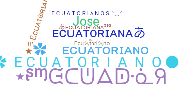 Bijnaam - ecuatoriano