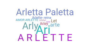 Bijnaam - Arlette