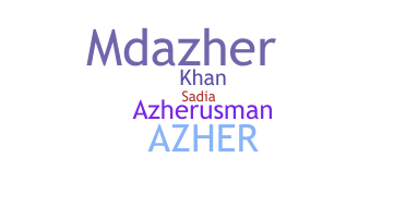 Bijnaam - Azher