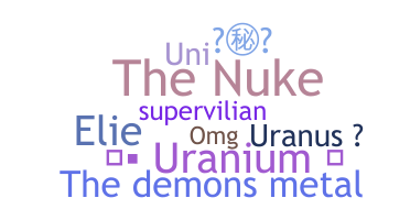 Bijnaam - Uranium