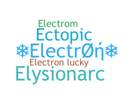 Bijnaam - electron