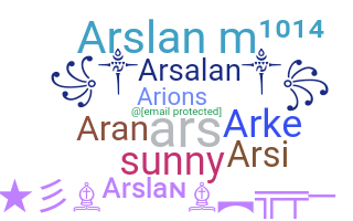 Bijnaam - Arslan