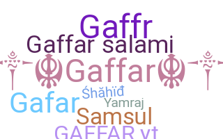 Bijnaam - Gaffar