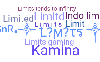 Bijnaam - limits
