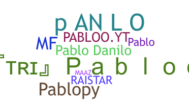 Bijnaam - Pabloo