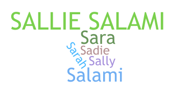 Bijnaam - Sallie