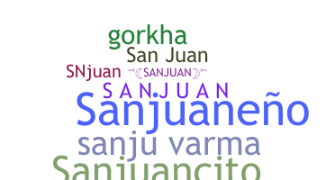 Bijnaam - Sanjuan