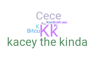 Bijnaam - Kacey