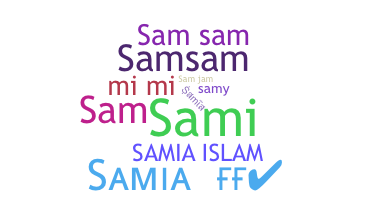 Bijnaam - Samia