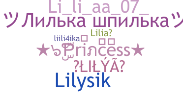 Bijnaam - Liliya