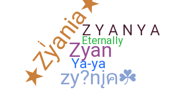 Bijnaam - Zyanya