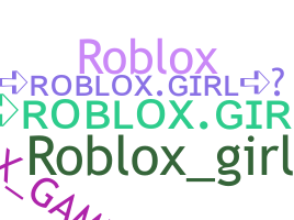 Bijnaam - RobloxGirl