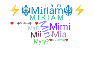 Bijnaam - Miriam