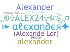 Bijnaam - Alexander24