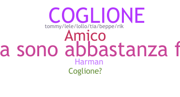 Bijnaam - Coglione