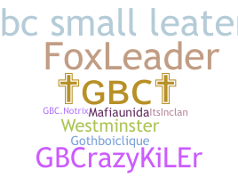 Bijnaam - GBC