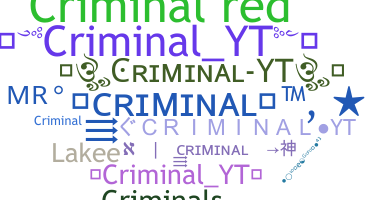 Bijnaam - CriminalYT