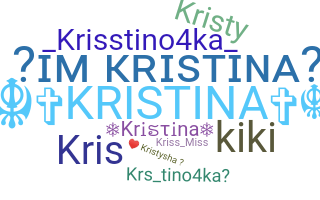 Bijnaam - Kristina