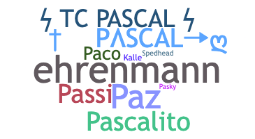 Bijnaam - Pascal