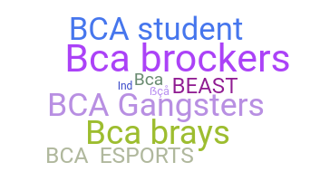 Bijnaam - BCA