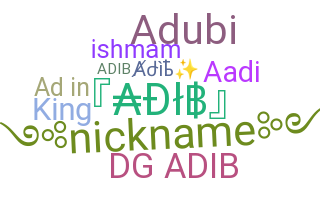 Bijnaam - Adib
