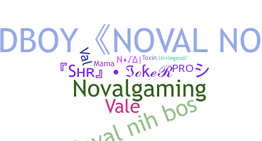 Bijnaam - Noval